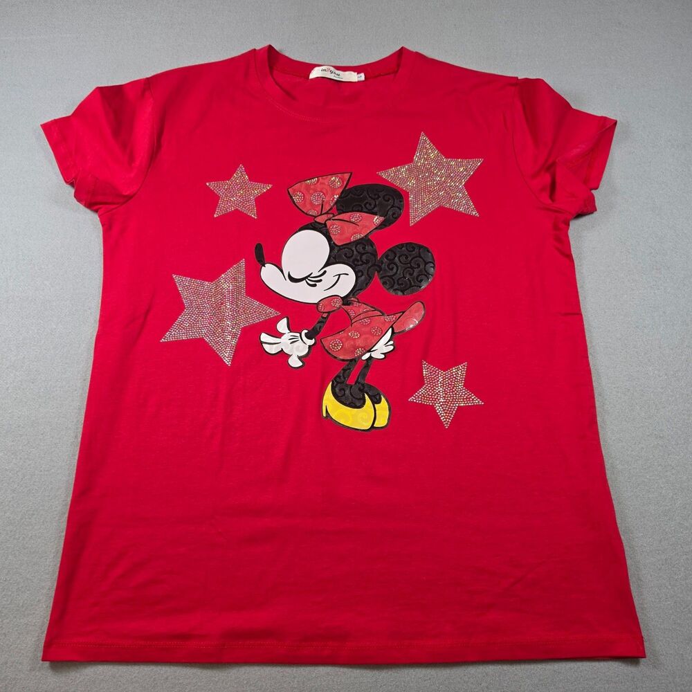 Minnie Mouse Red Graphic T-Shirt – Women’s Size L